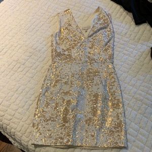 Sequin mini dress